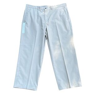 Haggar Classic Khaki 40 x 27 Plain Front no‎ Iron Pant